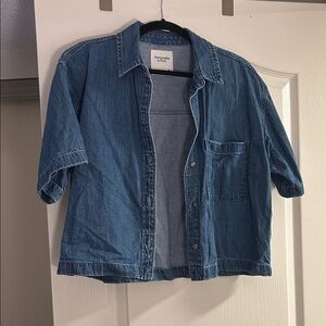 Abercrombie & Fitch Light Blue Denim Shirt